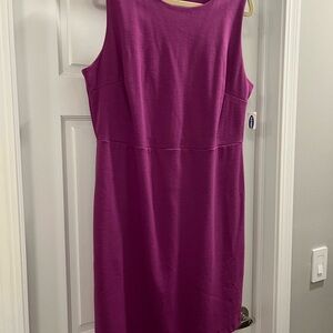 Old Navy Pink and Purple Sheath Midi Dress
